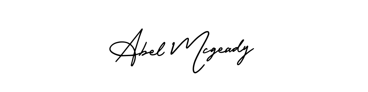 How to make Abel Mcgeady signature? AmerikaSignatureDemo-Regular is a professional autograph style. Create handwritten signature for Abel Mcgeady name. Abel Mcgeady signature style 3 images and pictures png