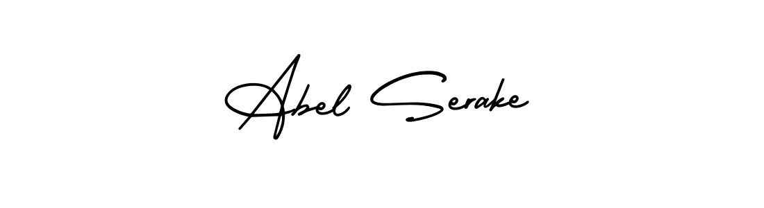 How to make Abel Serake signature? AmerikaSignatureDemo-Regular is a professional autograph style. Create handwritten signature for Abel Serake name. Abel Serake signature style 3 images and pictures png