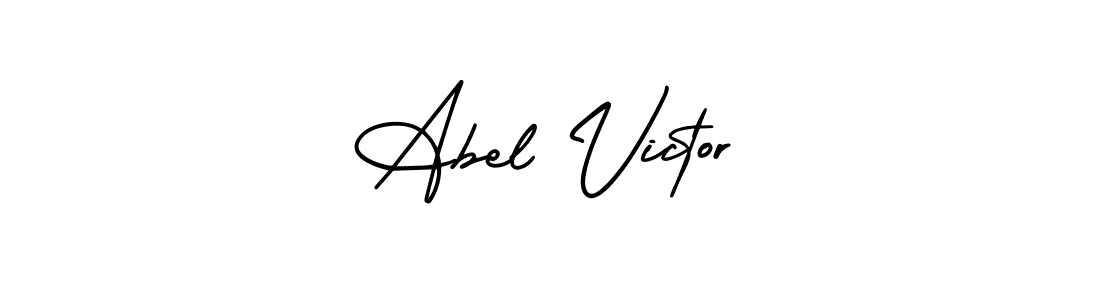 Make a beautiful signature design for name Abel Victor. With this signature (AmerikaSignatureDemo-Regular) style, you can create a handwritten signature for free. Abel Victor signature style 3 images and pictures png