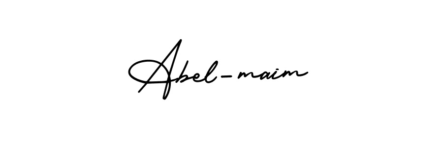 Make a beautiful signature design for name Abel-maim. With this signature (AmerikaSignatureDemo-Regular) style, you can create a handwritten signature for free. Abel-maim signature style 3 images and pictures png