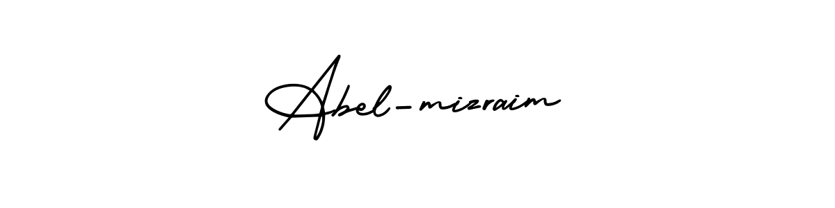 It looks lik you need a new signature style for name Abel-mizraim. Design unique handwritten (AmerikaSignatureDemo-Regular) signature with our free signature maker in just a few clicks. Abel-mizraim signature style 3 images and pictures png