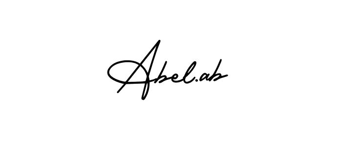Similarly AmerikaSignatureDemo-Regular is the best handwritten signature design. Signature creator online .You can use it as an online autograph creator for name Abel.ab. Abel.ab signature style 3 images and pictures png