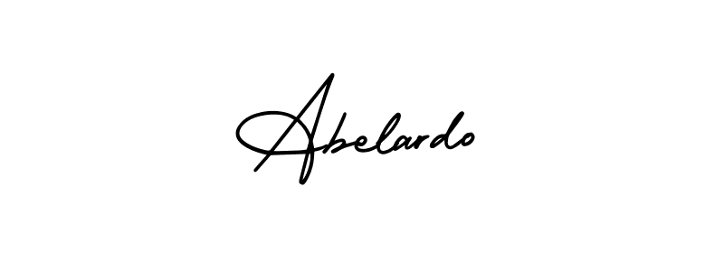 It looks lik you need a new signature style for name Abelardo. Design unique handwritten (AmerikaSignatureDemo-Regular) signature with our free signature maker in just a few clicks. Abelardo signature style 3 images and pictures png