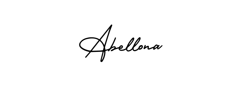 Design your own signature with our free online signature maker. With this signature software, you can create a handwritten (AmerikaSignatureDemo-Regular) signature for name Abellona. Abellona signature style 3 images and pictures png