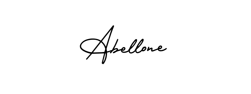 Design your own signature with our free online signature maker. With this signature software, you can create a handwritten (AmerikaSignatureDemo-Regular) signature for name Abellone. Abellone signature style 3 images and pictures png