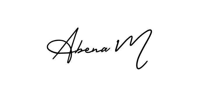 Similarly AmerikaSignatureDemo-Regular is the best handwritten signature design. Signature creator online .You can use it as an online autograph creator for name Abena M. Abena M signature style 3 images and pictures png