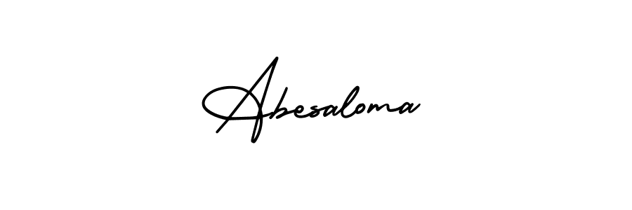 Here are the top 10 professional signature styles for the name Abesaloma. These are the best autograph styles you can use for your name. Abesaloma signature style 3 images and pictures png