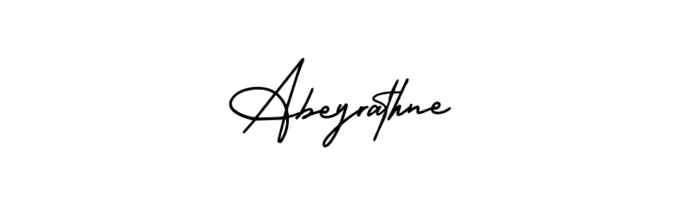 It looks lik you need a new signature style for name Abeyrathne. Design unique handwritten (AmerikaSignatureDemo-Regular) signature with our free signature maker in just a few clicks. Abeyrathne signature style 3 images and pictures png