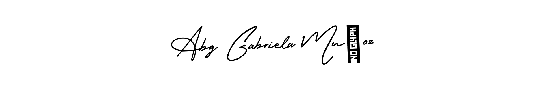 Check out images of Autograph of Abg Gabriela Muñoz name. Actor Abg Gabriela Muñoz Signature Style. AmerikaSignatureDemo-Regular is a professional sign style online. Abg Gabriela Muñoz signature style 3 images and pictures png