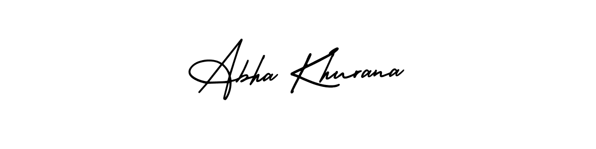Make a short Abha Khurana signature style. Manage your documents anywhere anytime using AmerikaSignatureDemo-Regular. Create and add eSignatures, submit forms, share and send files easily. Abha Khurana signature style 3 images and pictures png