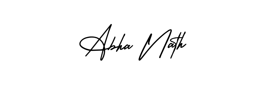 Best and Professional Signature Style for Abha Nath. AmerikaSignatureDemo-Regular Best Signature Style Collection. Abha Nath signature style 3 images and pictures png