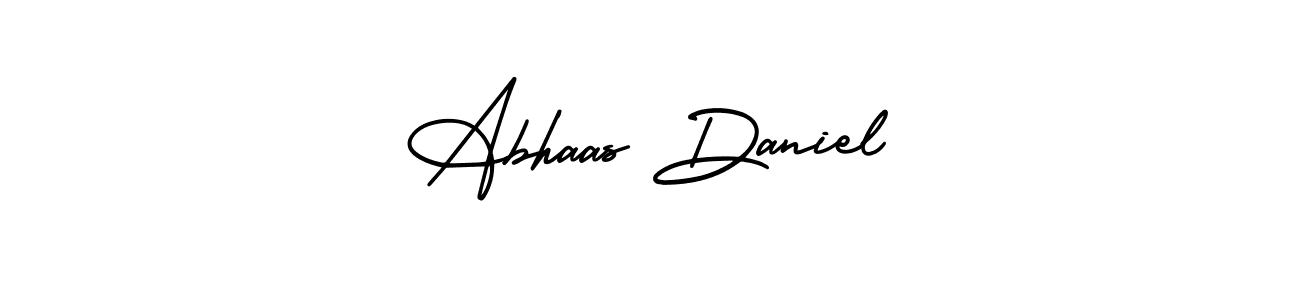 See photos of Abhaas Daniel official signature by Spectra . Check more albums & portfolios. Read reviews & check more about AmerikaSignatureDemo-Regular font. Abhaas Daniel signature style 3 images and pictures png