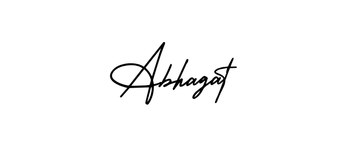 How to make Abhagat signature? AmerikaSignatureDemo-Regular is a professional autograph style. Create handwritten signature for Abhagat name. Abhagat signature style 3 images and pictures png