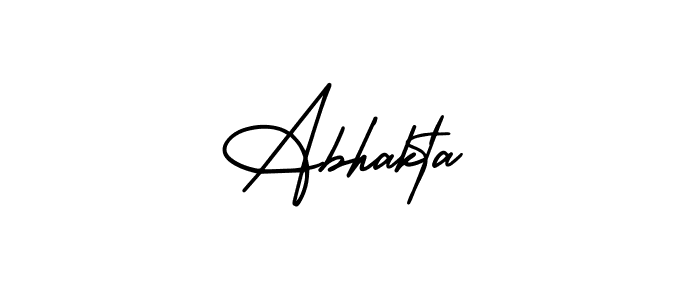 Make a beautiful signature design for name Abhakta. Use this online signature maker to create a handwritten signature for free. Abhakta signature style 3 images and pictures png