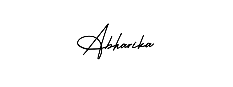 if you are searching for the best signature style for your name Abharika. so please give up your signature search. here we have designed multiple signature styles  using AmerikaSignatureDemo-Regular. Abharika signature style 3 images and pictures png