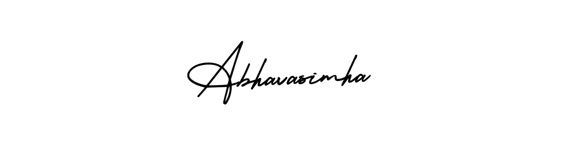 This is the best signature style for the Abhavasimha name. Also you like these signature font (AmerikaSignatureDemo-Regular). Mix name signature. Abhavasimha signature style 3 images and pictures png