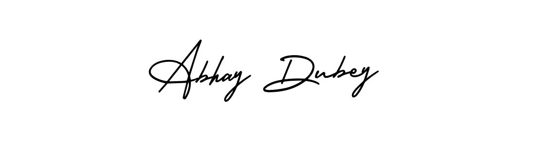 Abhay Dubey stylish signature style. Best Handwritten Sign (AmerikaSignatureDemo-Regular) for my name. Handwritten Signature Collection Ideas for my name Abhay Dubey. Abhay Dubey signature style 3 images and pictures png
