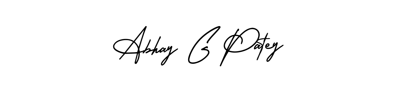 Also You can easily find your signature by using the search form. We will create Abhay G Patey name handwritten signature images for you free of cost using AmerikaSignatureDemo-Regular sign style. Abhay G Patey signature style 3 images and pictures png