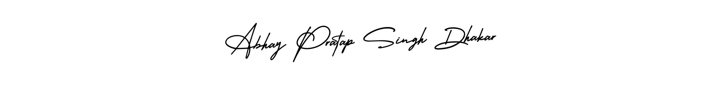 Abhay Pratap Singh Dhakar stylish signature style. Best Handwritten Sign (AmerikaSignatureDemo-Regular) for my name. Handwritten Signature Collection Ideas for my name Abhay Pratap Singh Dhakar. Abhay Pratap Singh Dhakar signature style 3 images and pictures png