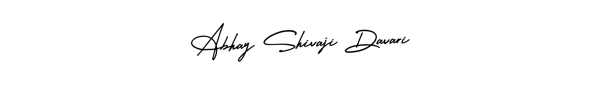 Similarly AmerikaSignatureDemo-Regular is the best handwritten signature design. Signature creator online .You can use it as an online autograph creator for name Abhay Shivaji Davari. Abhay Shivaji Davari signature style 3 images and pictures png