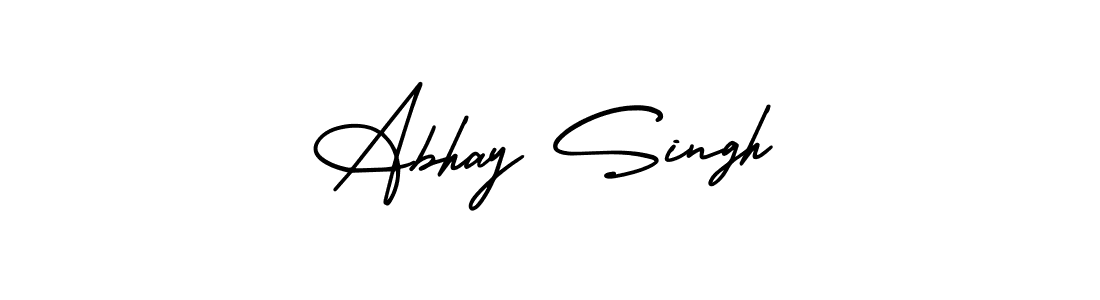 Create a beautiful signature design for name Abhay Singh. With this signature (AmerikaSignatureDemo-Regular) fonts, you can make a handwritten signature for free. Abhay Singh signature style 3 images and pictures png