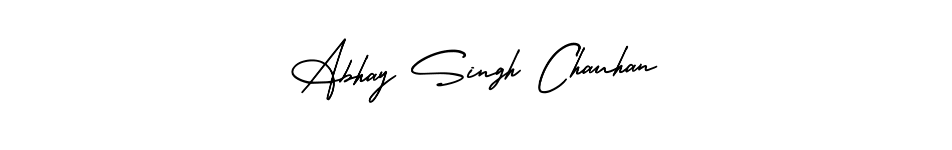 Use a signature maker to create a handwritten signature online. With this signature software, you can design (AmerikaSignatureDemo-Regular) your own signature for name Abhay Singh Chauhan. Abhay Singh Chauhan signature style 3 images and pictures png