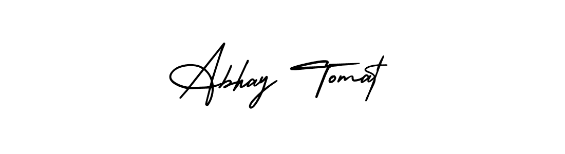 Best and Professional Signature Style for Abhay Tomat. AmerikaSignatureDemo-Regular Best Signature Style Collection. Abhay Tomat signature style 3 images and pictures png