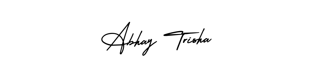 Check out images of Autograph of Abhay Trisha name. Actor Abhay Trisha Signature Style. AmerikaSignatureDemo-Regular is a professional sign style online. Abhay Trisha signature style 3 images and pictures png