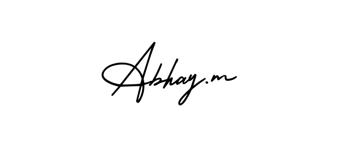 Make a short Abhay.m signature style. Manage your documents anywhere anytime using AmerikaSignatureDemo-Regular. Create and add eSignatures, submit forms, share and send files easily. Abhay.m signature style 3 images and pictures png