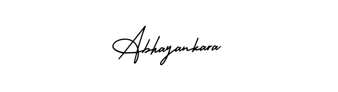 AmerikaSignatureDemo-Regular is a professional signature style that is perfect for those who want to add a touch of class to their signature. It is also a great choice for those who want to make their signature more unique. Get Abhayankara name to fancy signature for free. Abhayankara signature style 3 images and pictures png