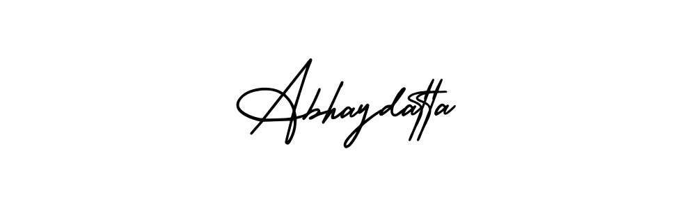 Create a beautiful signature design for name Abhaydatta. With this signature (AmerikaSignatureDemo-Regular) fonts, you can make a handwritten signature for free. Abhaydatta signature style 3 images and pictures png