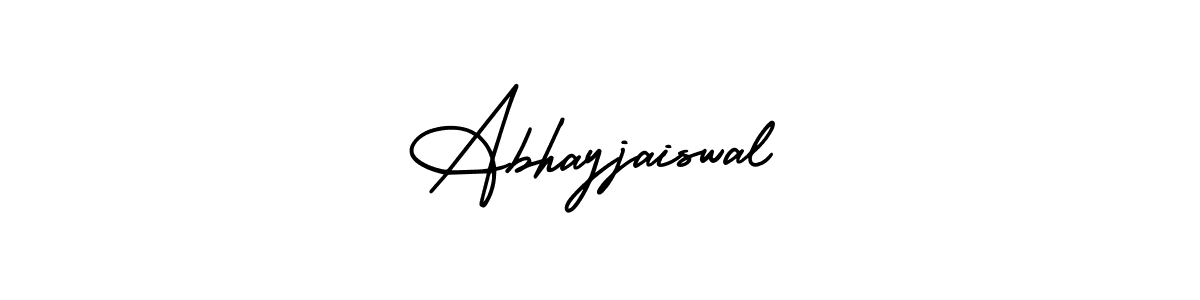 Similarly AmerikaSignatureDemo-Regular is the best handwritten signature design. Signature creator online .You can use it as an online autograph creator for name Abhayjaiswal. Abhayjaiswal signature style 3 images and pictures png