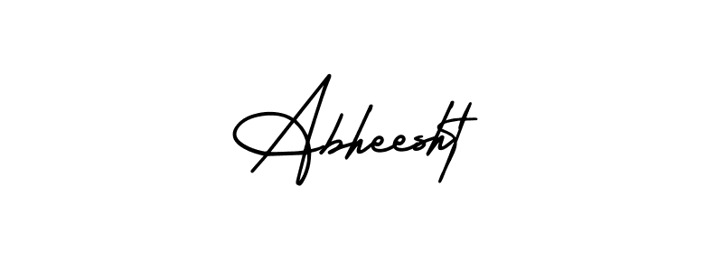 How to make Abheesht signature? AmerikaSignatureDemo-Regular is a professional autograph style. Create handwritten signature for Abheesht name. Abheesht signature style 3 images and pictures png