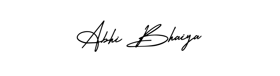 Make a beautiful signature design for name Abhi Bhaiya. Use this online signature maker to create a handwritten signature for free. Abhi Bhaiya signature style 3 images and pictures png