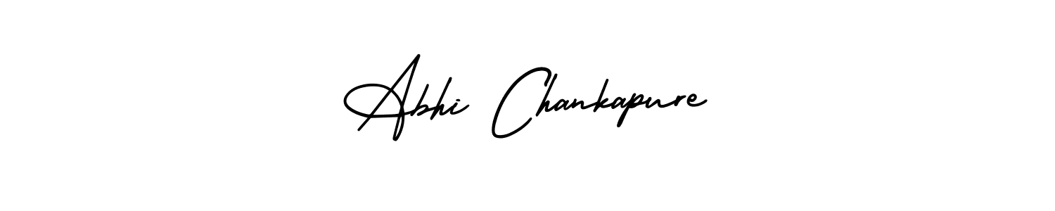 Use a signature maker to create a handwritten signature online. With this signature software, you can design (AmerikaSignatureDemo-Regular) your own signature for name Abhi Chankapure. Abhi Chankapure signature style 3 images and pictures png
