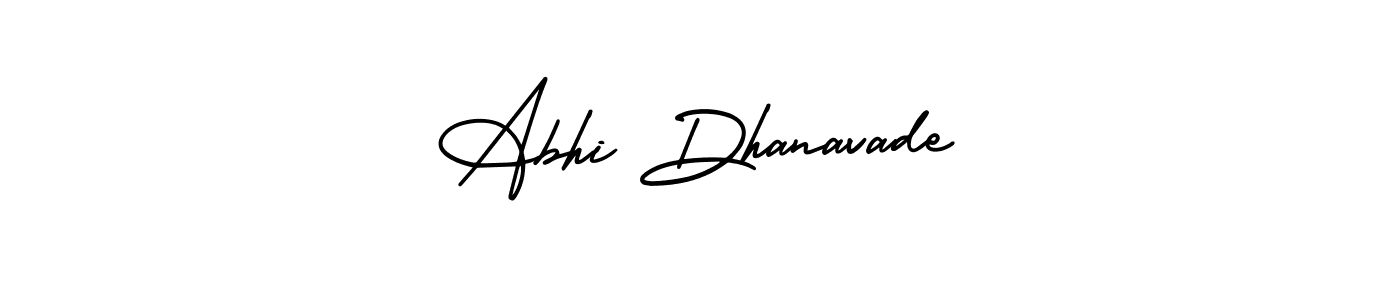 How to Draw Abhi Dhanavade signature style? AmerikaSignatureDemo-Regular is a latest design signature styles for name Abhi Dhanavade. Abhi Dhanavade signature style 3 images and pictures png