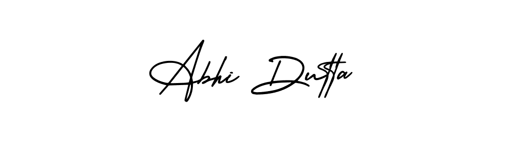 This is the best signature style for the Abhi Dutta name. Also you like these signature font (AmerikaSignatureDemo-Regular). Mix name signature. Abhi Dutta signature style 3 images and pictures png