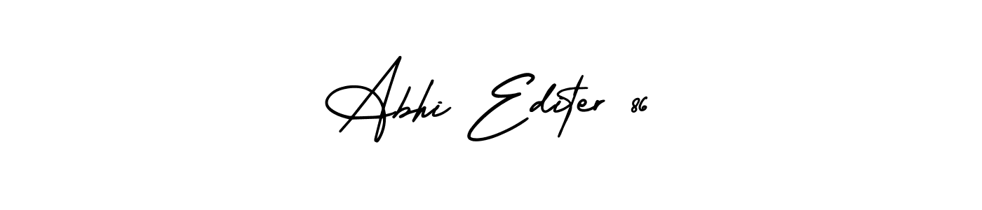 Similarly AmerikaSignatureDemo-Regular is the best handwritten signature design. Signature creator online .You can use it as an online autograph creator for name Abhi Editer 86. Abhi Editer 86 signature style 3 images and pictures png