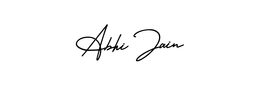 Similarly AmerikaSignatureDemo-Regular is the best handwritten signature design. Signature creator online .You can use it as an online autograph creator for name Abhi Jain. Abhi Jain signature style 3 images and pictures png