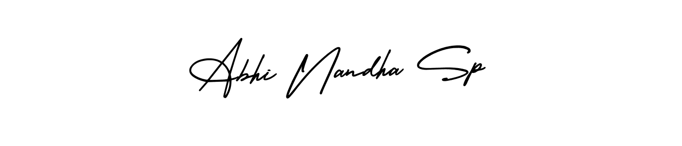 Here are the top 10 professional signature styles for the name Abhi Nandha Sp. These are the best autograph styles you can use for your name. Abhi Nandha Sp signature style 3 images and pictures png