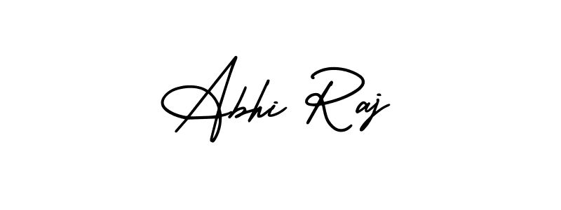 Abhi Raj stylish signature style. Best Handwritten Sign (AmerikaSignatureDemo-Regular) for my name. Handwritten Signature Collection Ideas for my name Abhi Raj. Abhi Raj signature style 3 images and pictures png