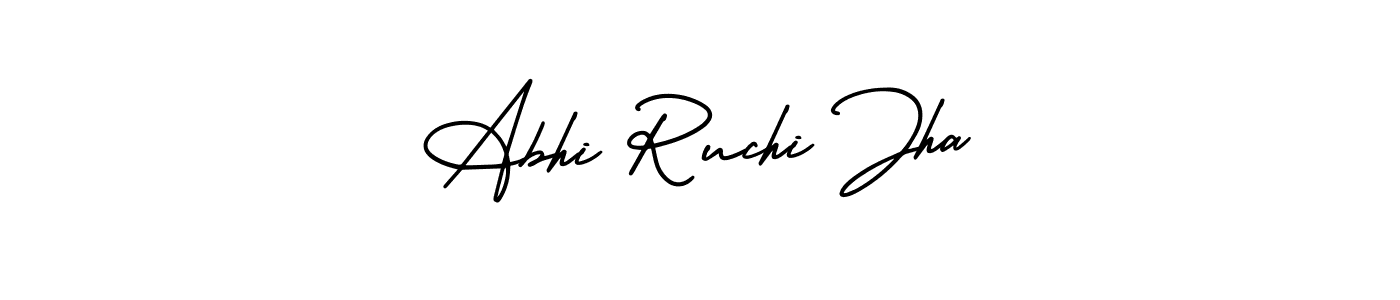 Check out images of Autograph of Abhi Ruchi Jha name. Actor Abhi Ruchi Jha Signature Style. AmerikaSignatureDemo-Regular is a professional sign style online. Abhi Ruchi Jha signature style 3 images and pictures png