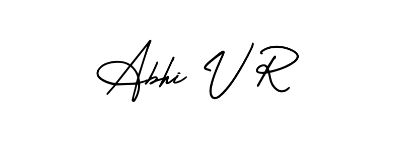 Check out images of Autograph of Abhi V R name. Actor Abhi V R Signature Style. AmerikaSignatureDemo-Regular is a professional sign style online. Abhi V R signature style 3 images and pictures png