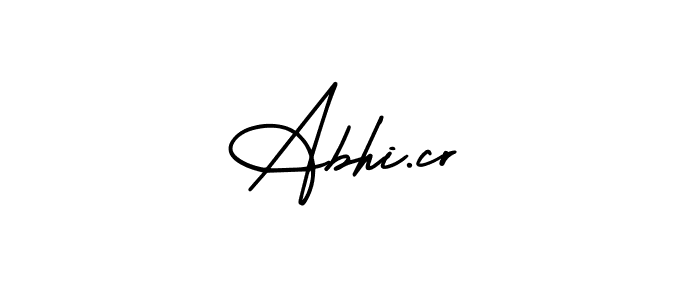 Make a beautiful signature design for name Abhi.cr. With this signature (AmerikaSignatureDemo-Regular) style, you can create a handwritten signature for free. Abhi.cr signature style 3 images and pictures png