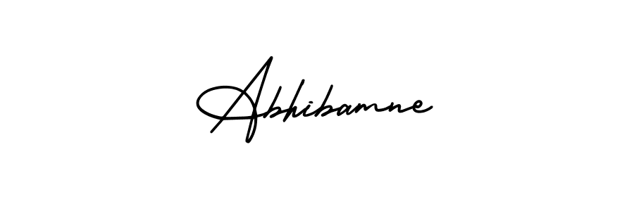 Make a beautiful signature design for name Abhibamne. With this signature (AmerikaSignatureDemo-Regular) style, you can create a handwritten signature for free. Abhibamne signature style 3 images and pictures png