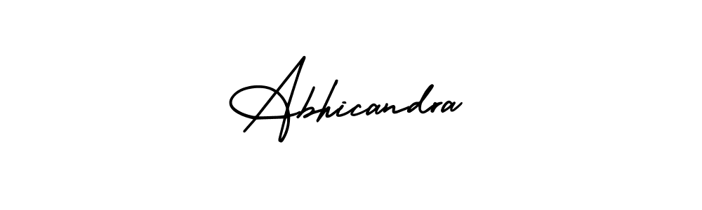 Abhicandra stylish signature style. Best Handwritten Sign (AmerikaSignatureDemo-Regular) for my name. Handwritten Signature Collection Ideas for my name Abhicandra. Abhicandra signature style 3 images and pictures png