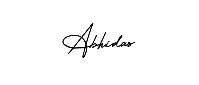 Design your own signature with our free online signature maker. With this signature software, you can create a handwritten (AmerikaSignatureDemo-Regular) signature for name Abhidas. Abhidas signature style 3 images and pictures png