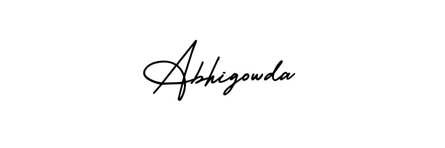 Create a beautiful signature design for name Abhigowda. With this signature (AmerikaSignatureDemo-Regular) fonts, you can make a handwritten signature for free. Abhigowda signature style 3 images and pictures png