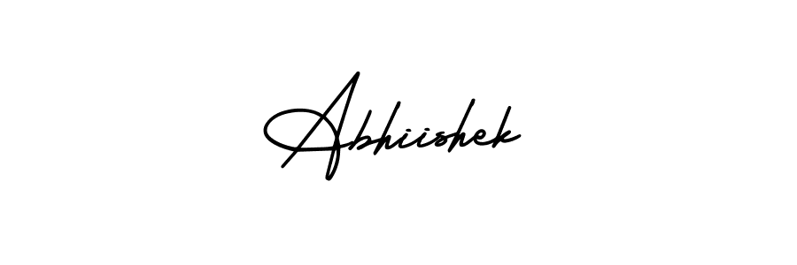 Use a signature maker to create a handwritten signature online. With this signature software, you can design (AmerikaSignatureDemo-Regular) your own signature for name Abhiishek. Abhiishek signature style 3 images and pictures png