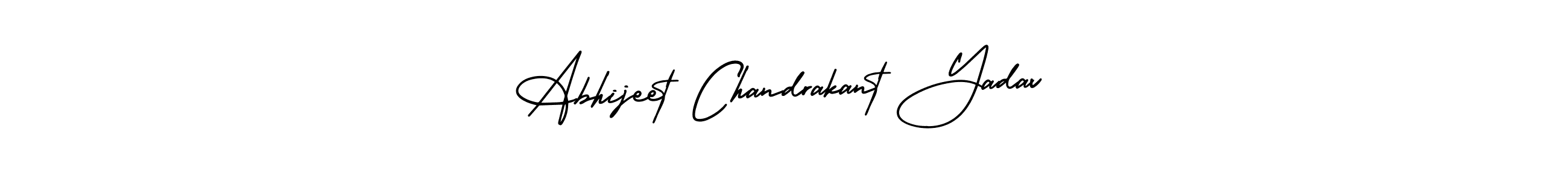 Design your own signature with our free online signature maker. With this signature software, you can create a handwritten (AmerikaSignatureDemo-Regular) signature for name Abhijeet Chandrakant Yadav. Abhijeet Chandrakant Yadav signature style 3 images and pictures png